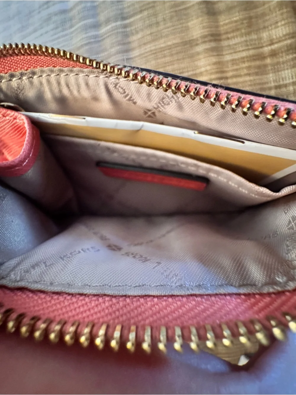 Michael Kors Jet Set Travel Pink Coin Pouch
